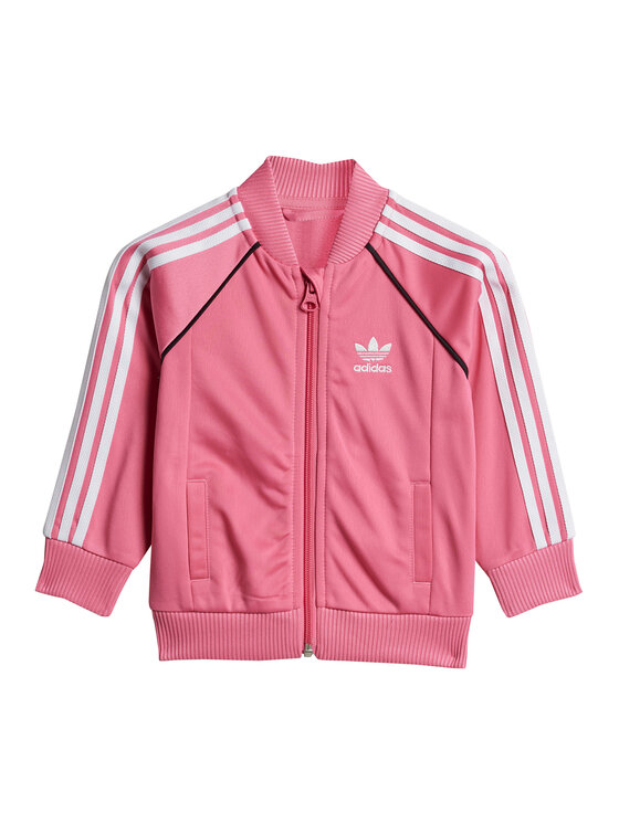 Спортивный костюм regular fit adicolor SST JY0010 Adidas, розовый — фото 2