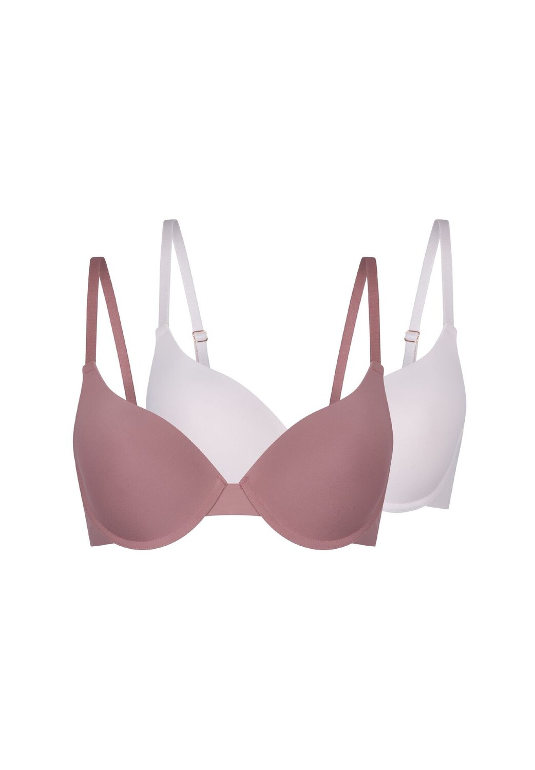 

Бюстгальтер, 2 пары футболок LINGADORE, цвет Mauve/old Rose