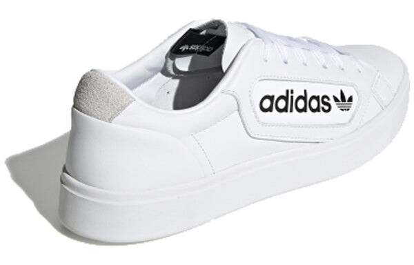 Кроссовки гладкие Adidas, белый — фото 3