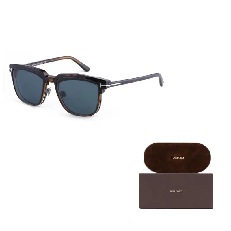 

TOM FORD Квадратные очки в черепаховой оправе унисекс, Black