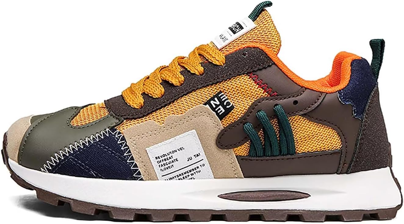 

Мужские кроссовки TERBOFIN Multicolor Fashion Retro для бега, джоггинга и прогулок, хаки