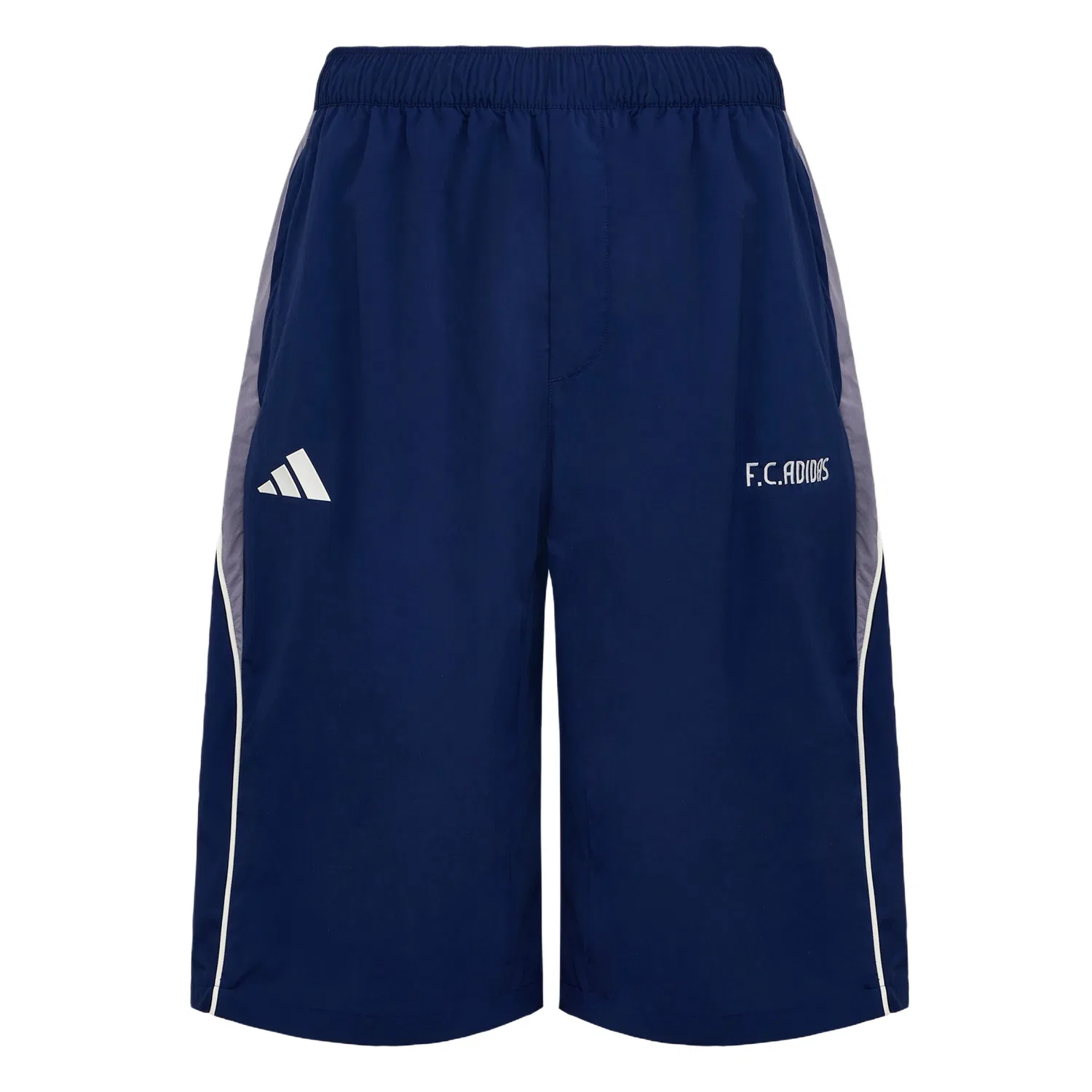 Шорты повседневные Adidas темно-синие