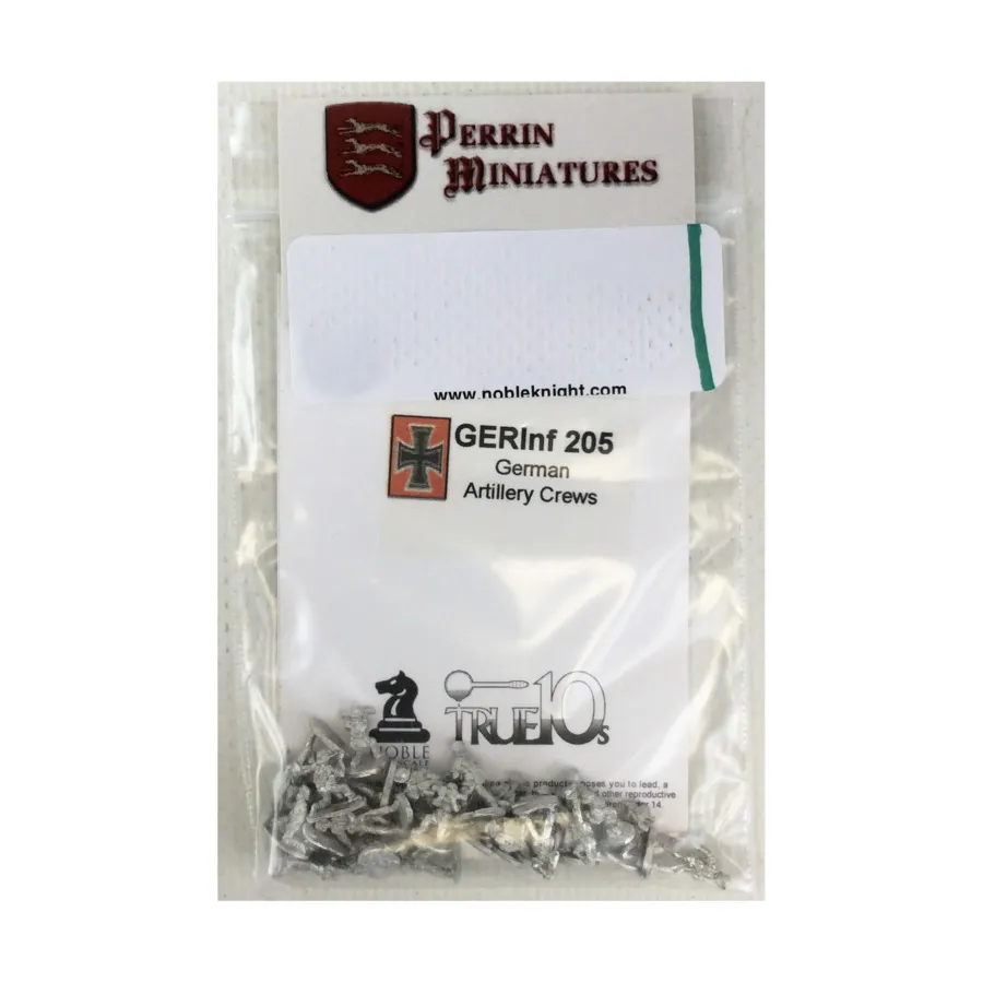 

Артиллерийские расчеты ДАК, WWII Miniatures - German (10mm) (Perrin Miniatures)