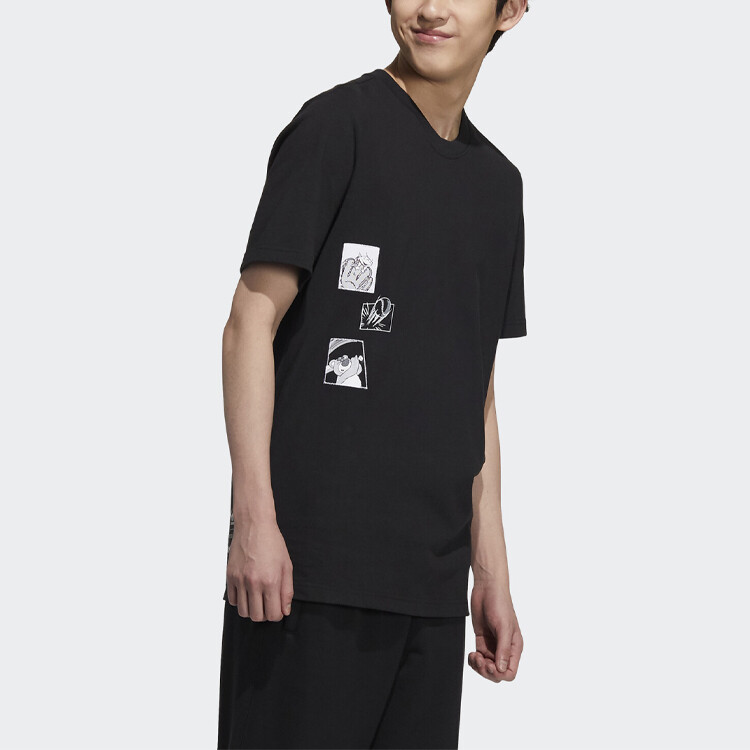 Футболка Adidas Originals унисекс, черная — фото 3