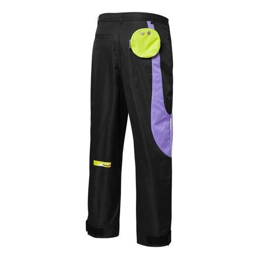 

Брюки x roaringwind oversized pants 'black purple yellow' Puma, черный