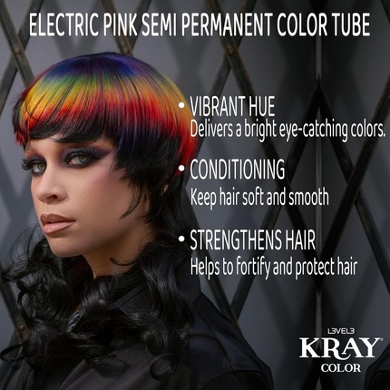 Уровень 3 Kray Electric Semi-Permanent Hair Color - Яркий стойкий блеск L3 — фото 2
