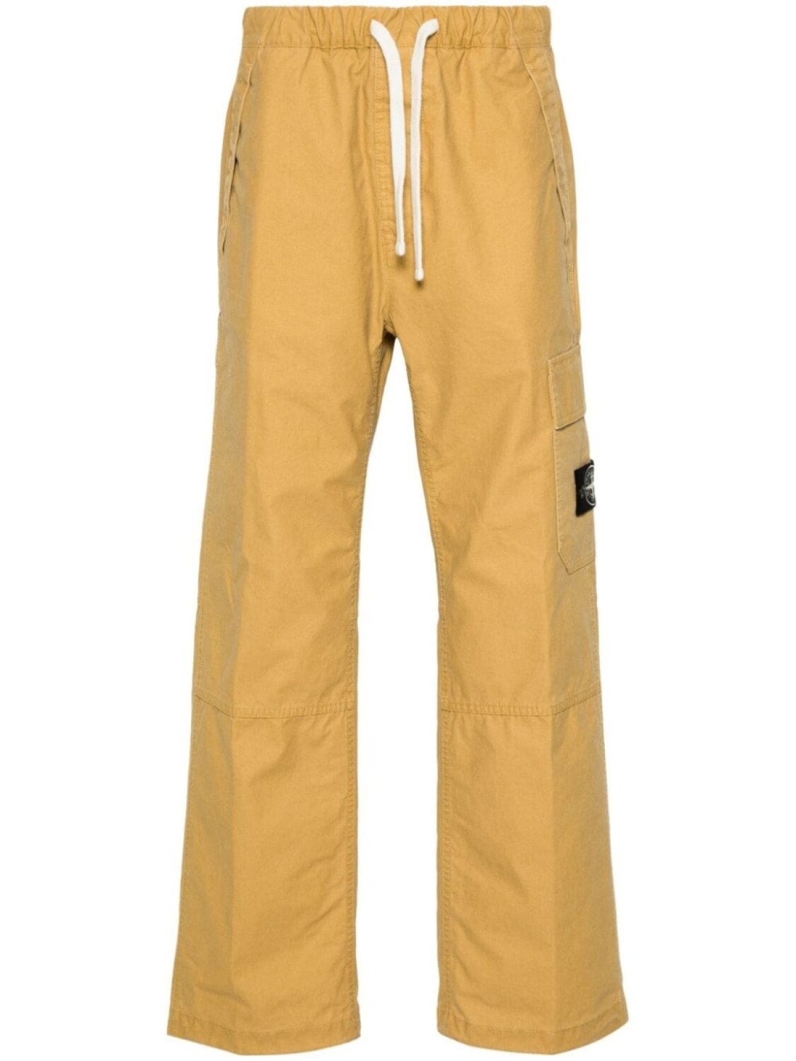 

Stone Island брюки с нашивкой Compass, коричневый