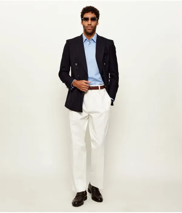 H-Hank-S-Kent-C1-232 футболка slim fit Boss, небесно-голубой — фото 2