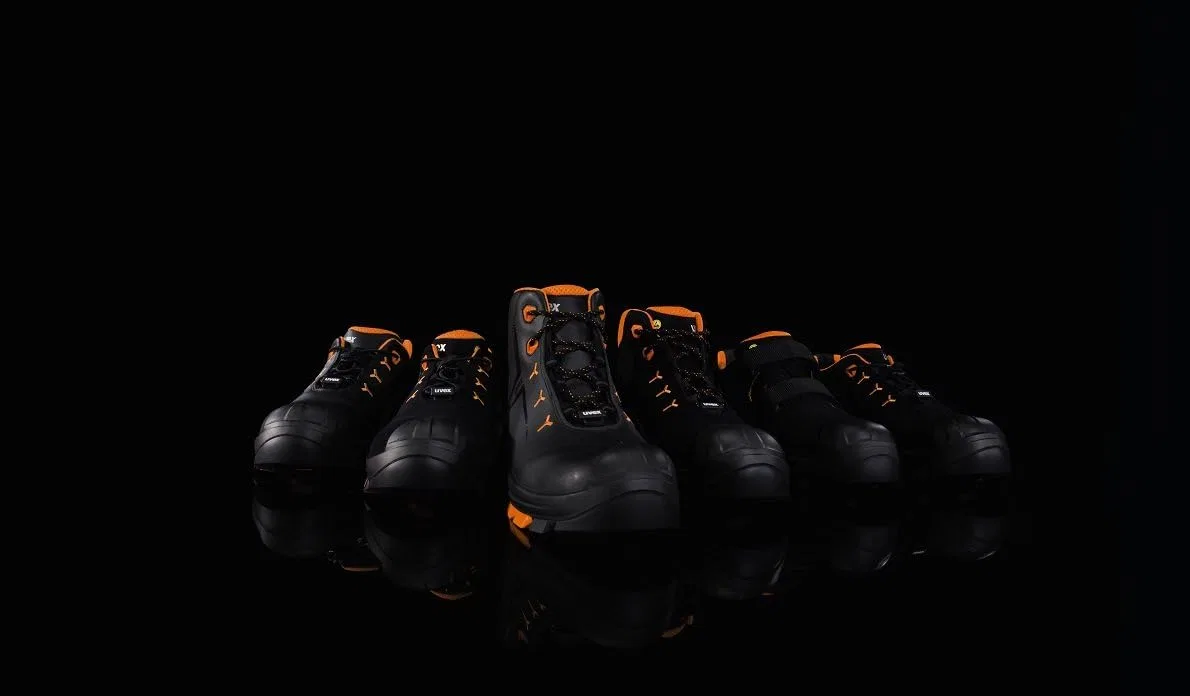 Мужские защитные ботинки Uvex 2 Vibram 6529239 ESD, размер S3, цвет: 39, черные, красные, 1 пара — фото 3