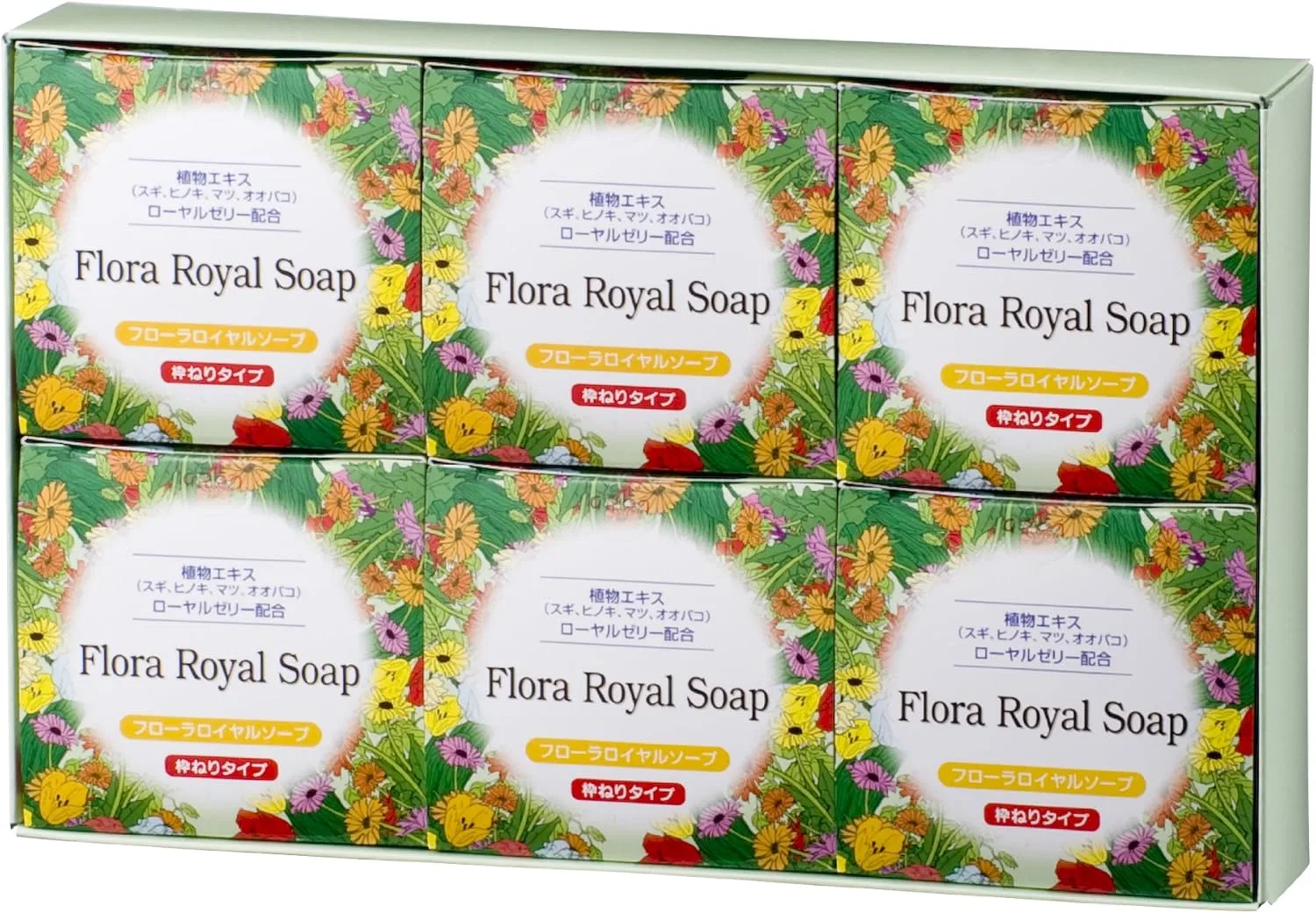 Набор Flora — Жидкое мыло Royal Soap, набор из 6 шт, 720 г, без отдушки