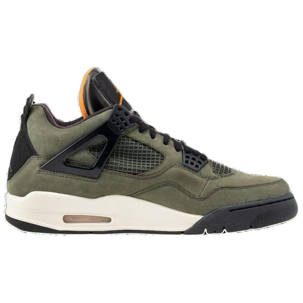 Undefeated X 4 Retro OG SP 2025 Jordan, зеленый черный — фото 2