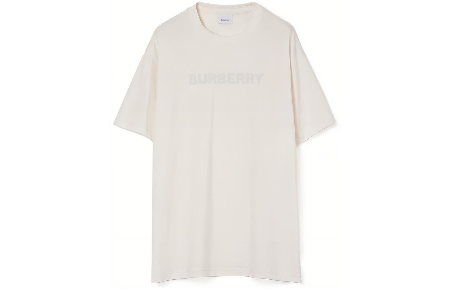 Футболка мужская Burberry, льняная, серо-белый, серый