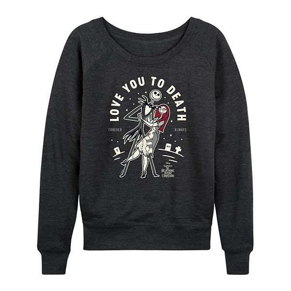 

Женская футболка с длинным рукавом The Nightmare Before Christmas Jack & Sally Disney, Heather Charcoal, Черный, Женская футболка с длинным рукавом The Nightmare Before Christmas Jack & Sally Disney, Heather Charcoal