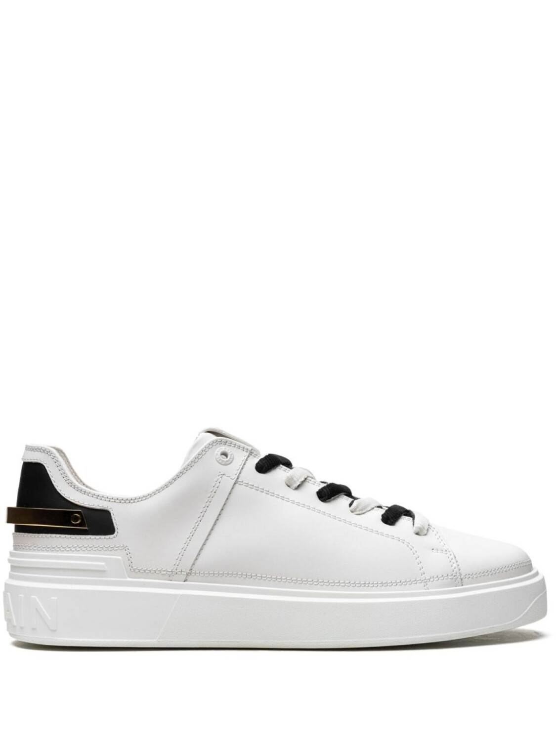 

Balmain кроссовки B-Court "Gold Strap", белый