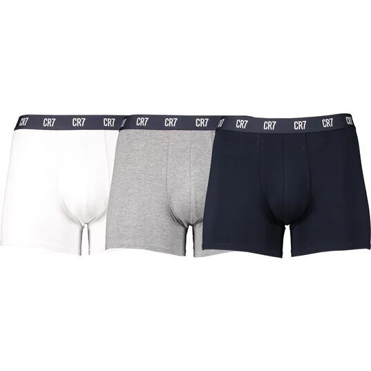 

Боксеры CR7 Basic Trunk AOP, набор из 3 шт. F2714, цвет Grey M./White/Navy