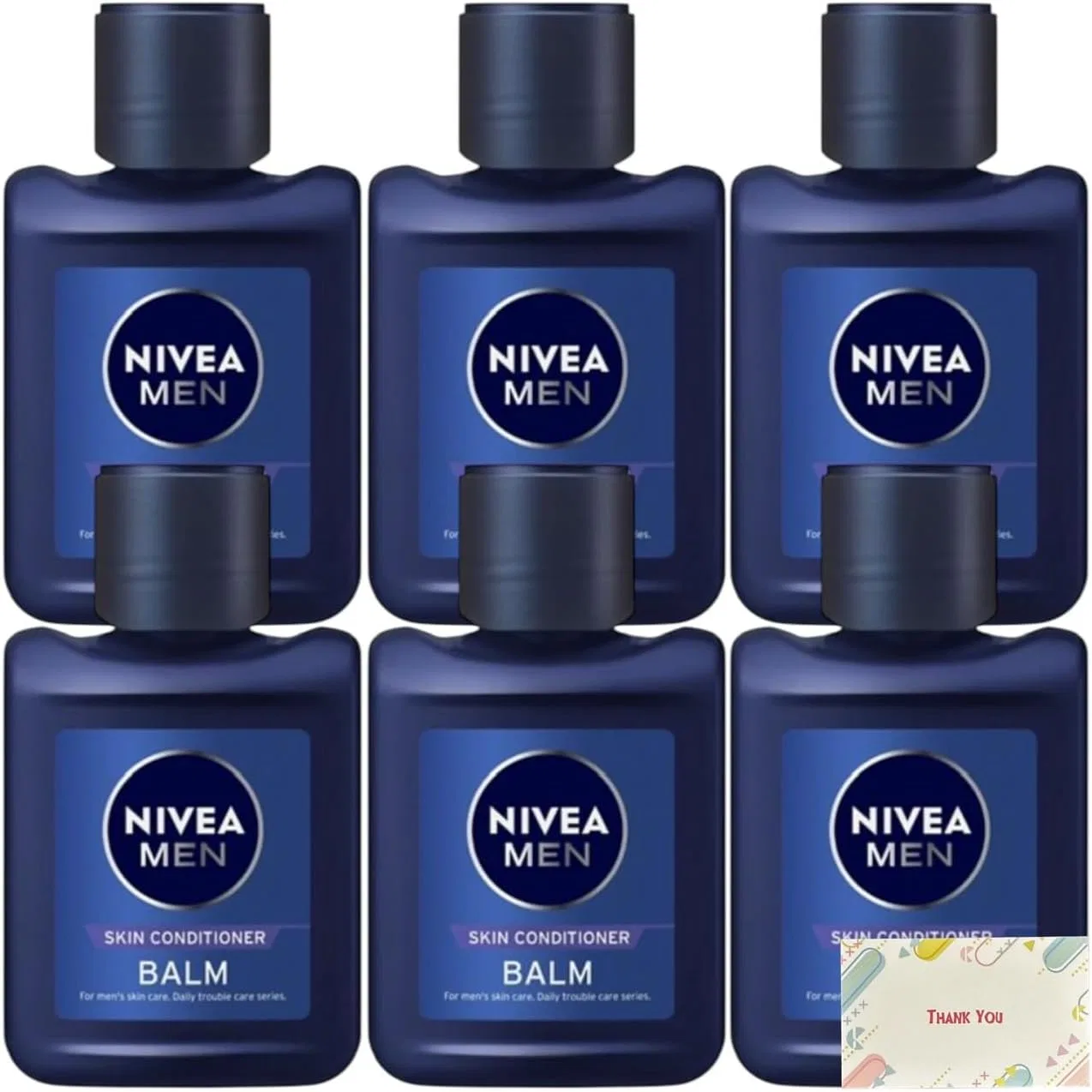 Набор Kunutonn — Для лица Nivea Men Skin Conditioner Balm, набор 6 шт., 110 мл