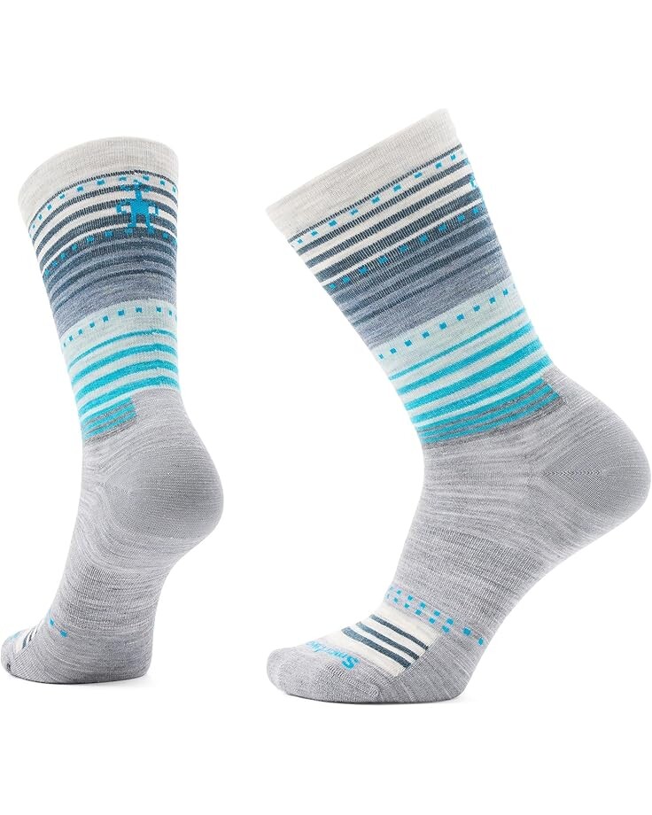 

Носки Unisex Smartwool Everyday Stitch Stripe Crew Socks, цвет Light Gray