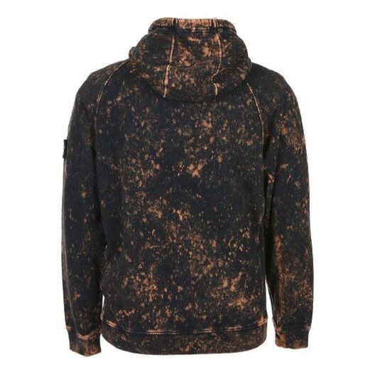 Толстовка tie-dye hoodie 'orange' Stone Island, оранжевый — фото 2