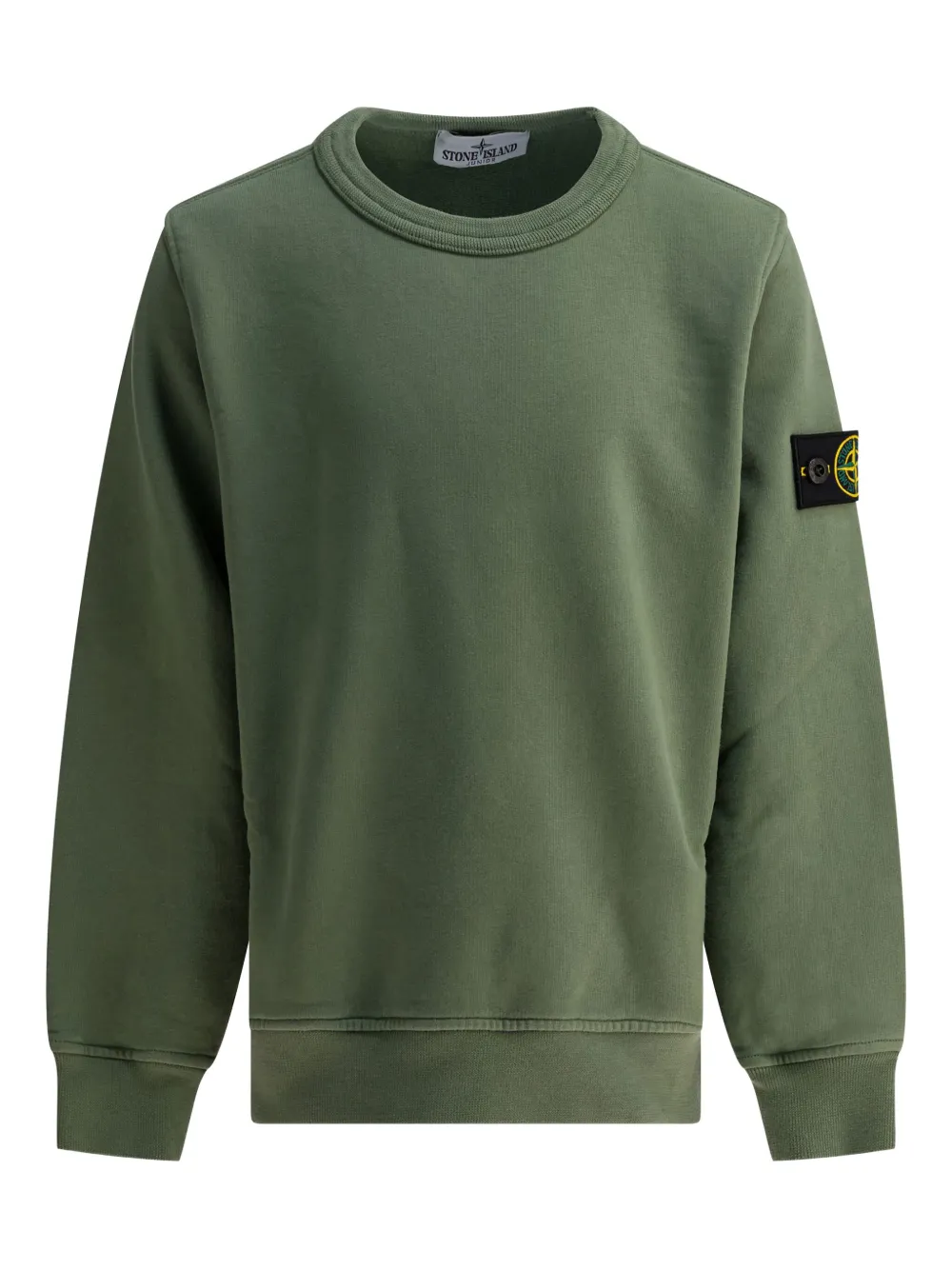 

Толстовка с нашивкой-логотипом Stone Island Junior, зеленый