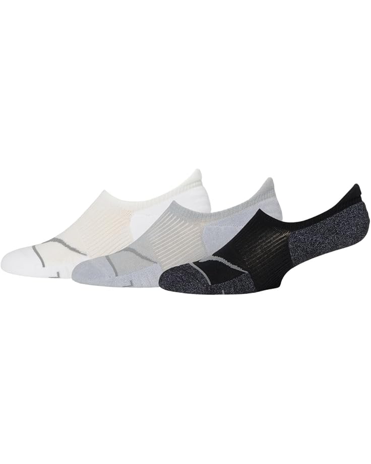 

Носки Hoka Invisible Socks 3-Pack, цвет White/Stellar Grey/Black