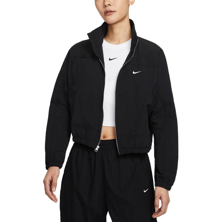 Nike Женская спортивная куртка оверсайз с защитой от ультрафиолета, Black — фото 4