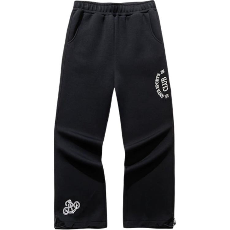 

ANTA Женские базовые спортивные штаны Life Collection вязаные черные