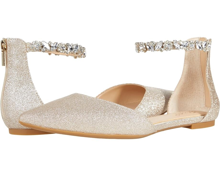 

Балетки Jewel Badgley Mischka Cassidy, цвет Light Gold