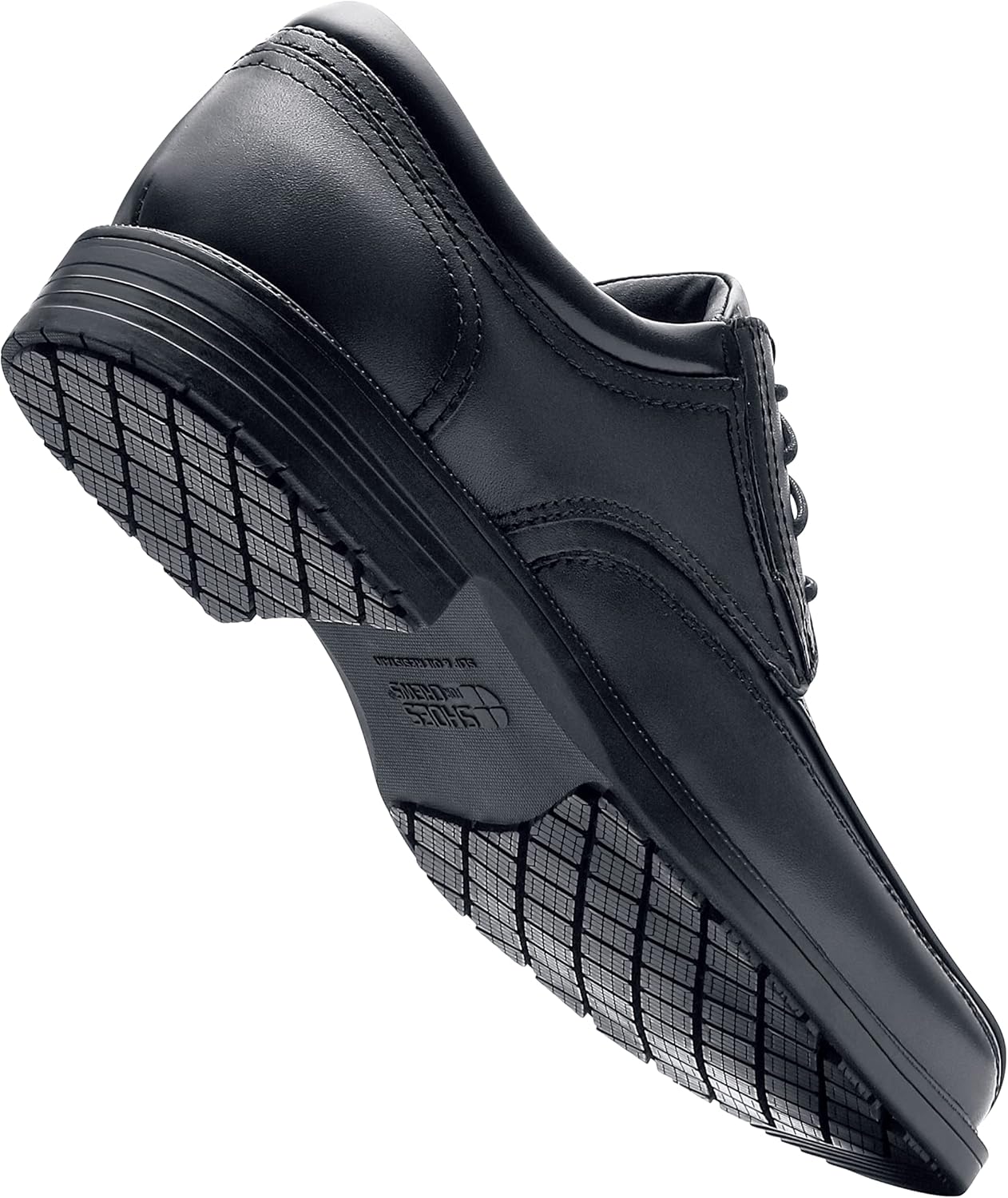 Мужские противоскользящие оксфорды Shoes for Crews - элегантная, удобная, нескользящая рабочая обувь для мужчин в сфере гостеприимства, офисного и делового стиля, здравоохранения - Senator, черный — фото 4