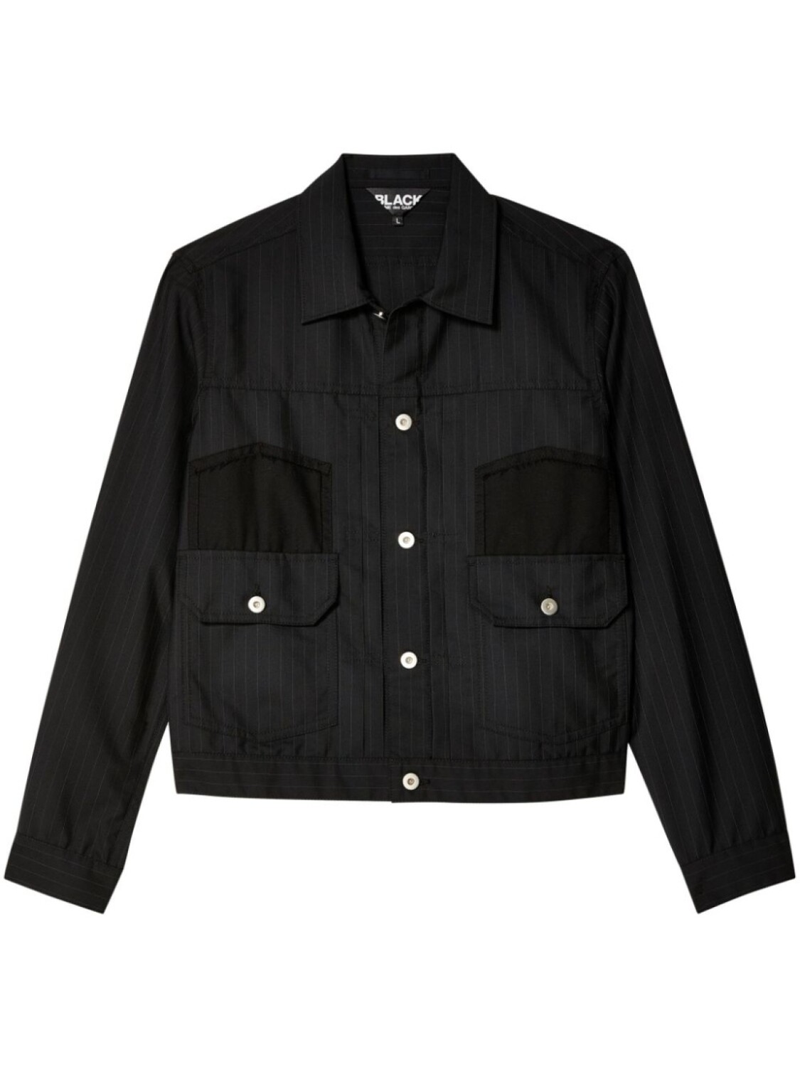 

Black Comme Des Garçons рубашка в полоску, черный