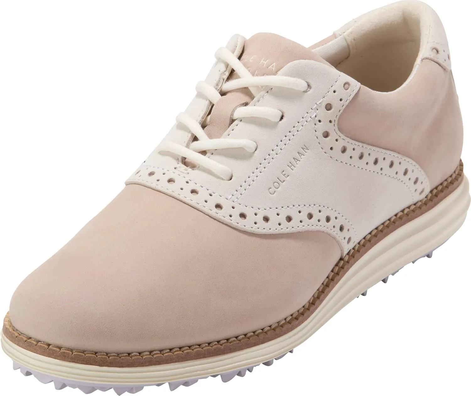 Мужские гольф-кроссовки Cole Haan Originalgrand Saddle, слоновая кость — фото 3