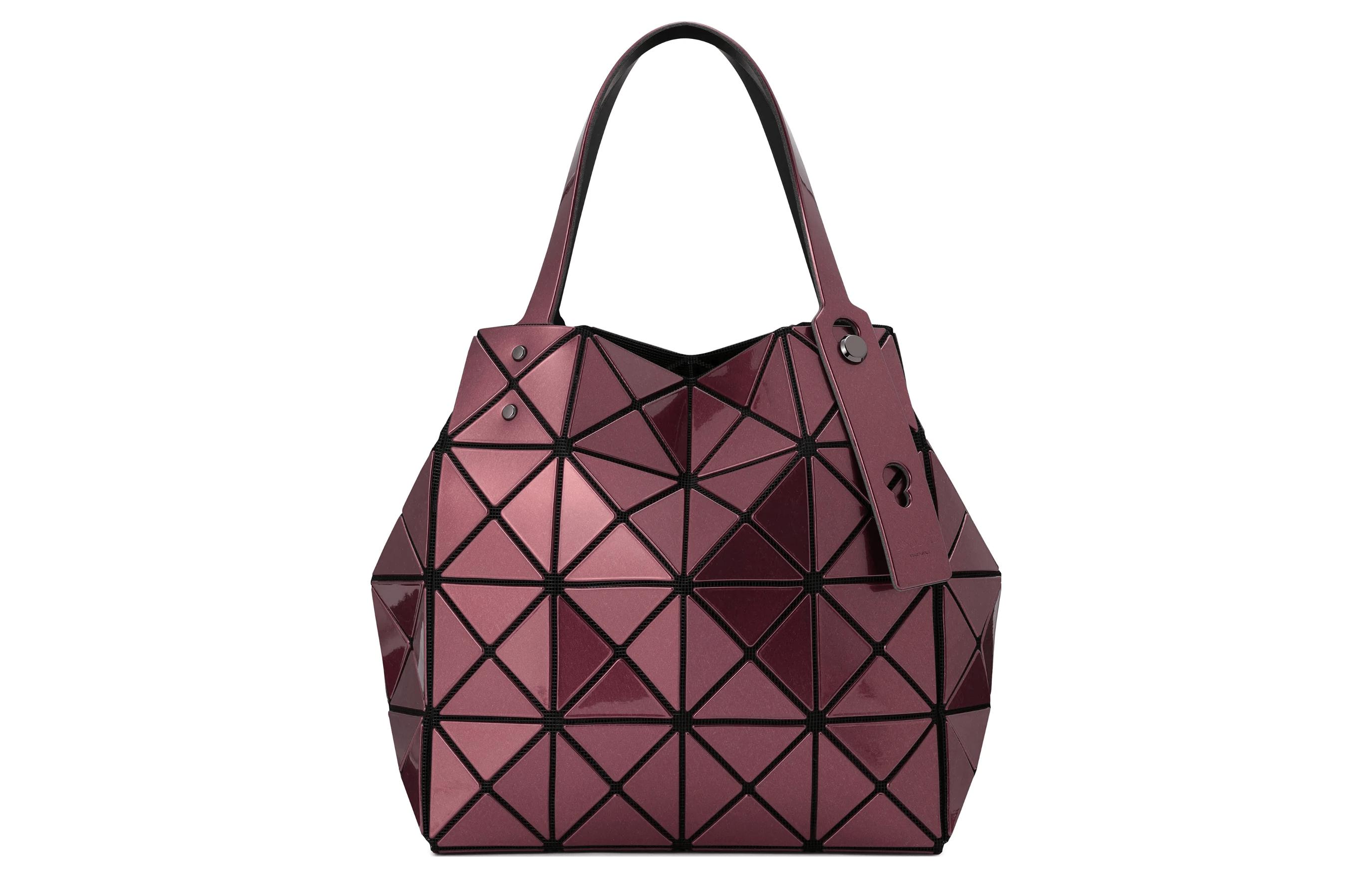 

ISSEY MIYAKE Сумка-ведро из поливинилхлоридной смолы, женская, бордового цвета