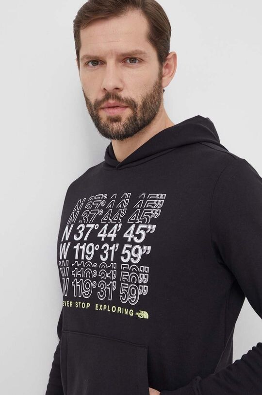 

Хлопковая толстовка The North Face, черный