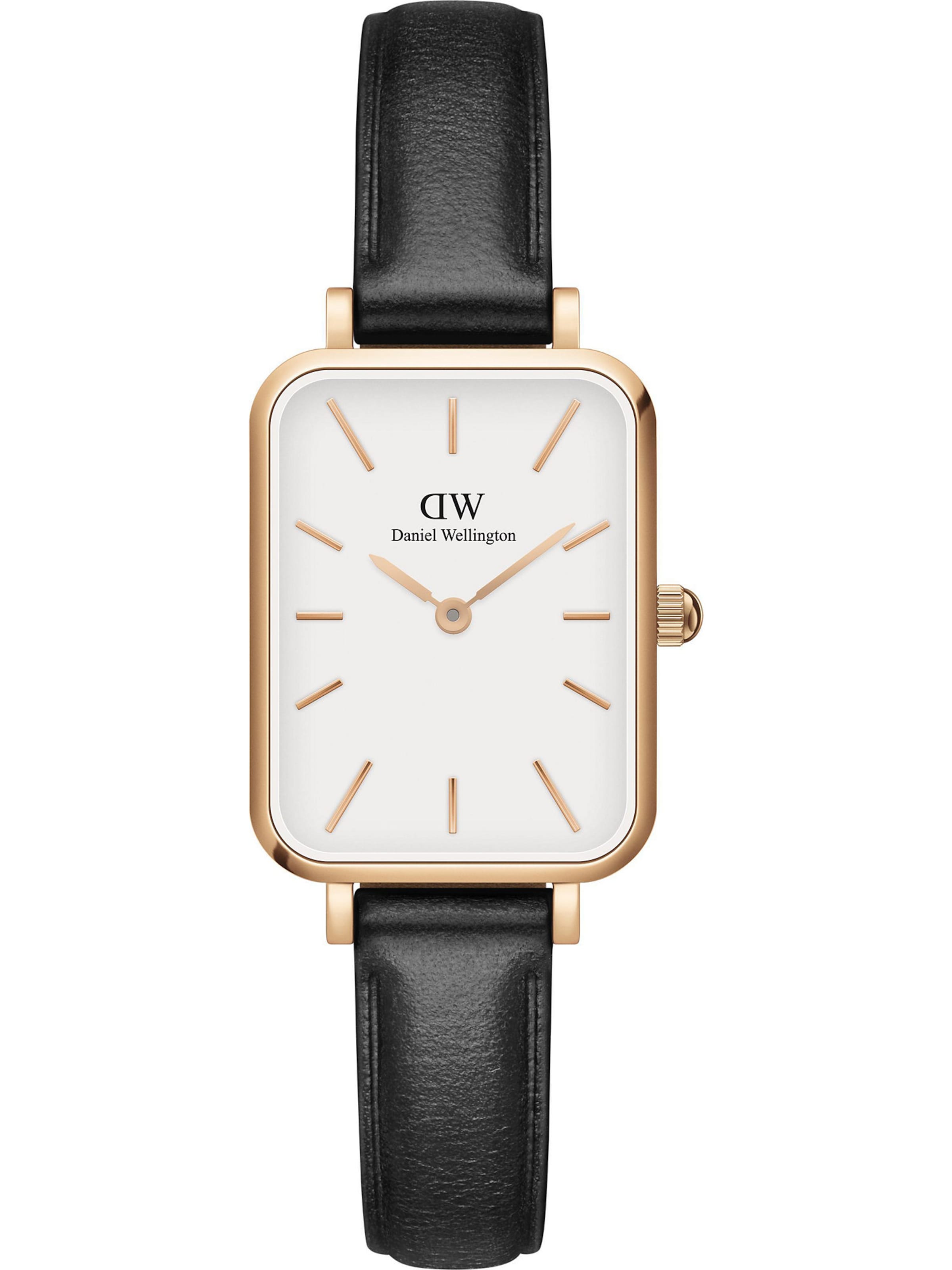 

Daniel Wellington Часы Analog 'Quadro Pressed Sheffield RG White' в черном цвете