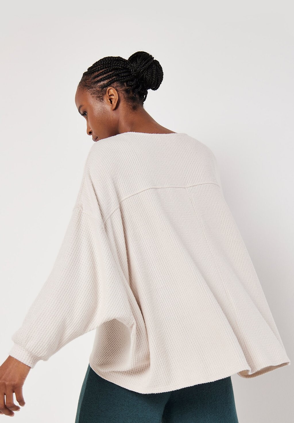 

Джемпер SOFT-TOUCH OVERSIZED WAFFLE Apricot, бежевый