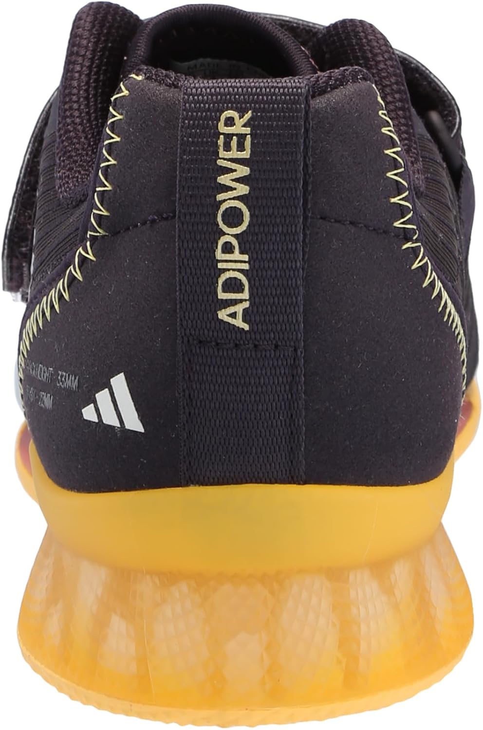 Мужские кроссовки для тяжелой атлетики Adidas Adipower III, черный — фото 2