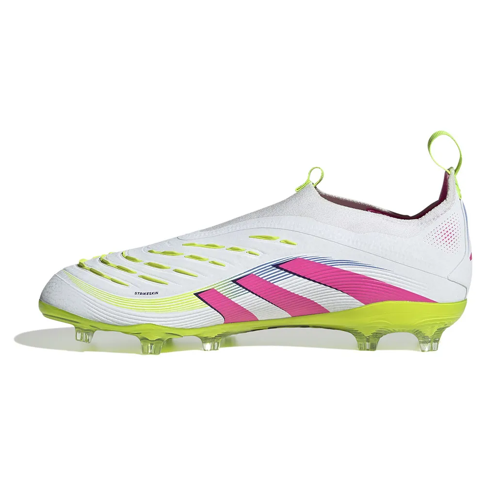 Футбольные бутсы adidas Predator Elite Laceless FG kids, белый — фото 3