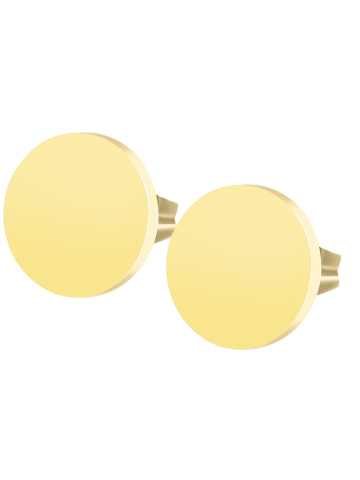 

Adeliás Женские серьги - серьги-гвоздики из нержавеющей стали в золотом исполнении