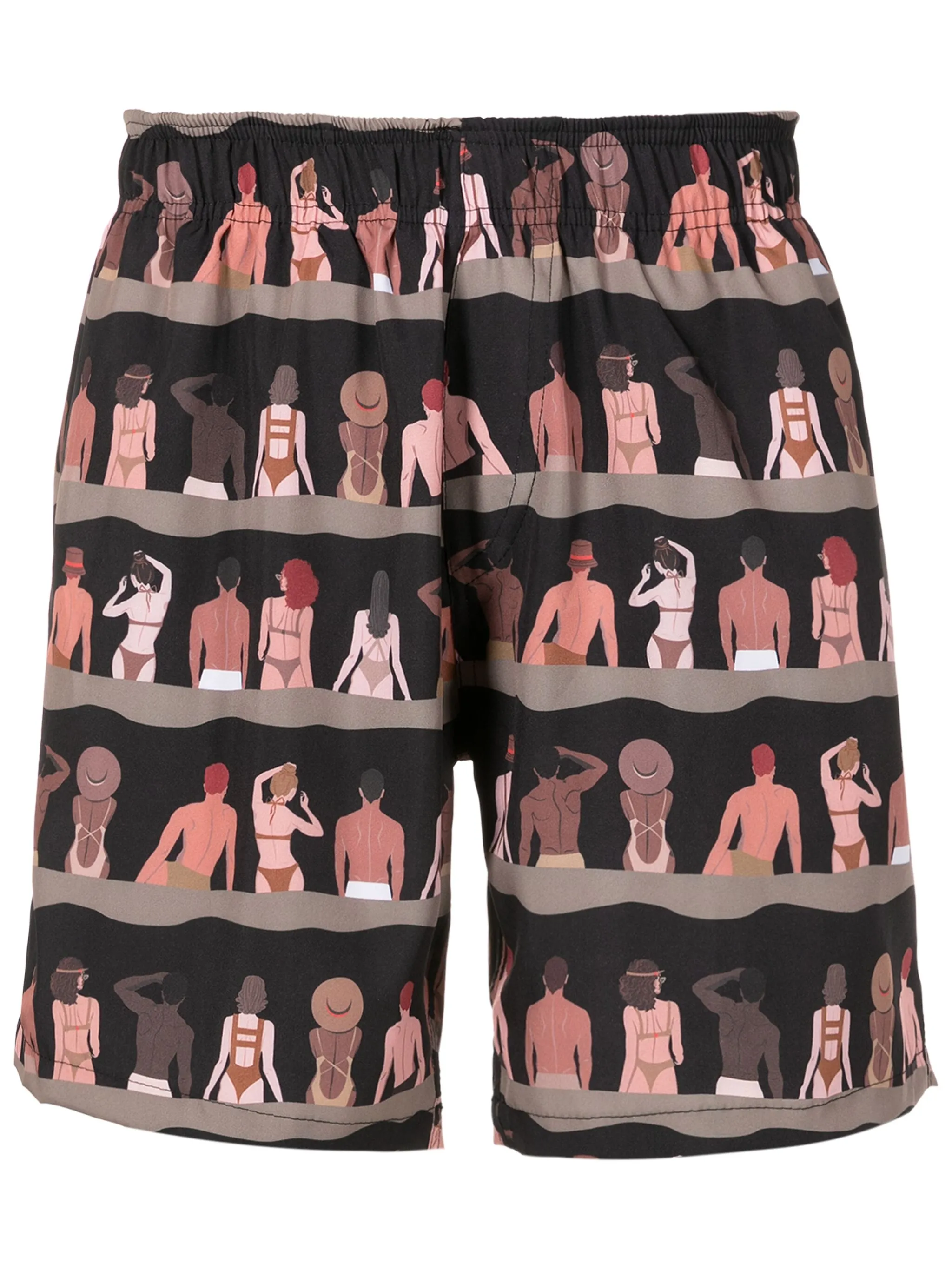 

Шорты с графичным принтом Amir Slama, черный