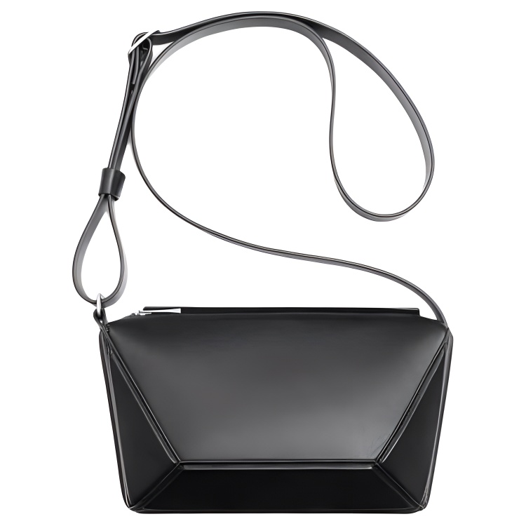 

Сумка через плечо из коровьей кожи, средняя мужская зелёная/black ZARA, черный