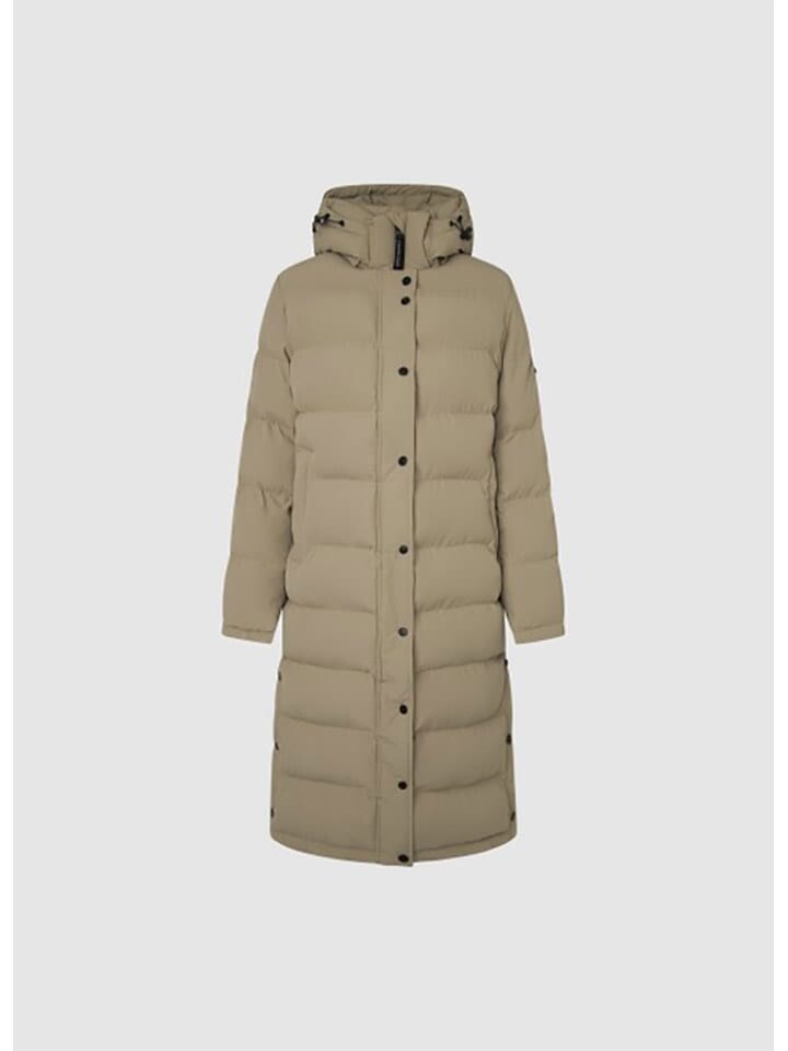 

Пуховик Pepe Jeans Wintermantel, песочный, Бежевый, Пуховик Pepe Jeans Wintermantel, песочный