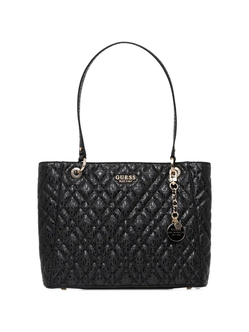 

Стеганая сумка на плечо Isemay Guess Usa, черный