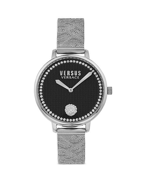 

Часы La Villette с кристаллами, 36 мм Versus Versace, цвет Black