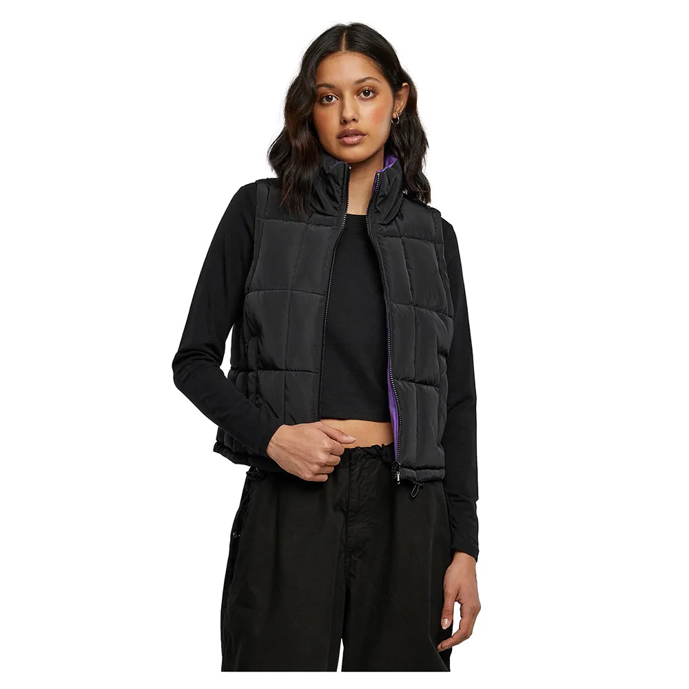 

Жилет Urban Classics Reversible Cropped Puffer, черный