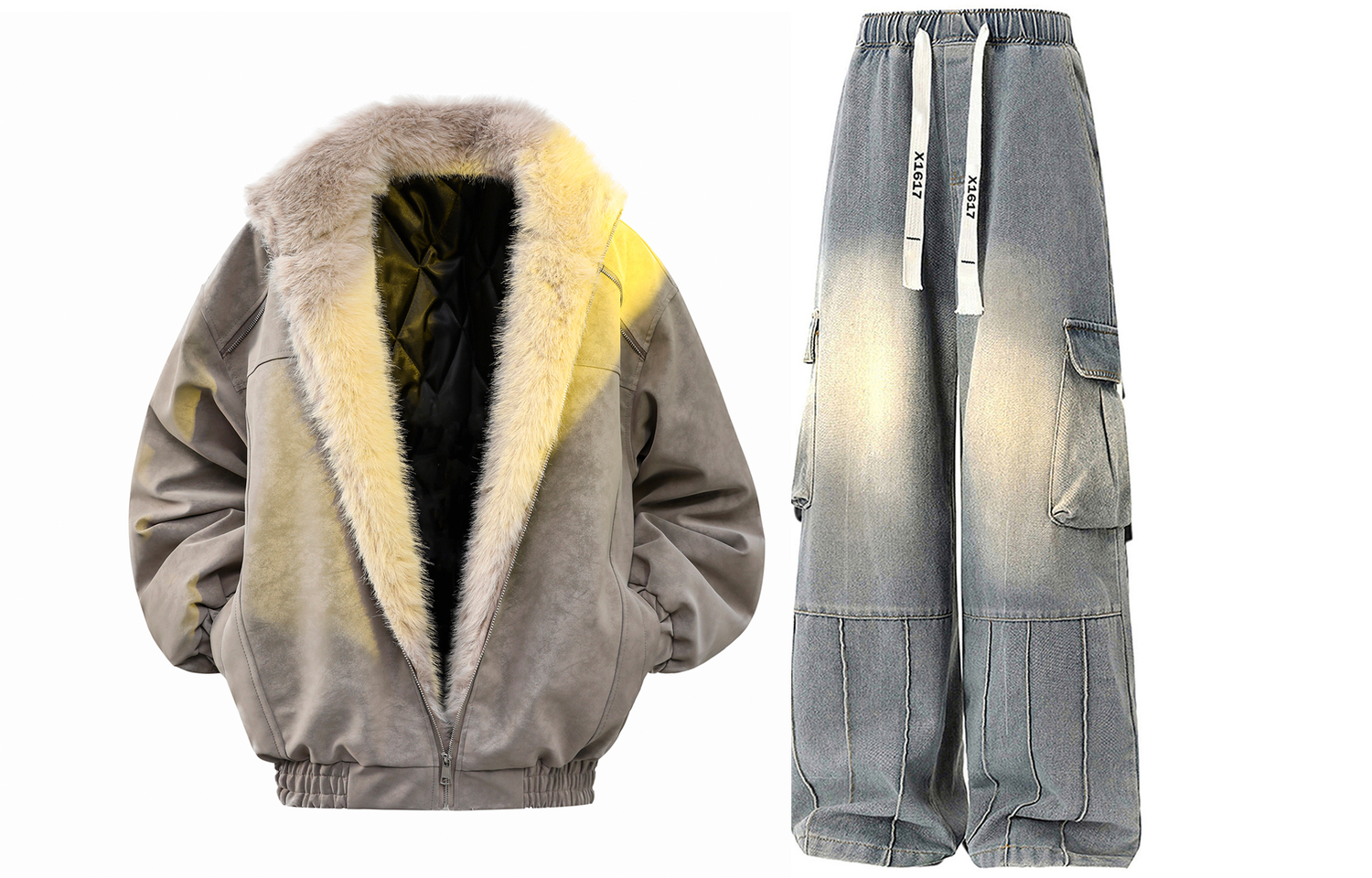 

Толстовка Casual Sportswear утепленная с флисовой подкладкой X1617, светло-серый mountain hawk cotton jacket+желтый mud pants