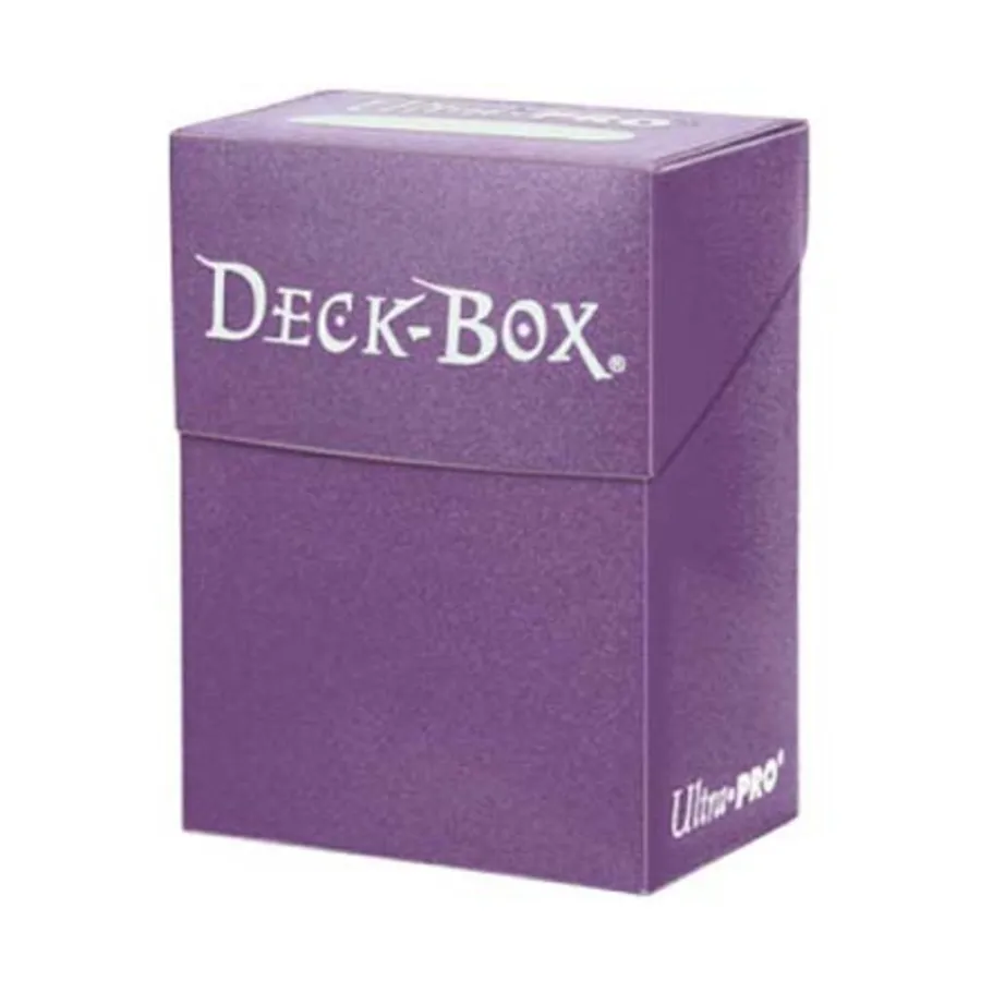 

Коробка для колоды — сплошной фиолетовый, Deck Boxes - Solid Color (Ultra Pro)