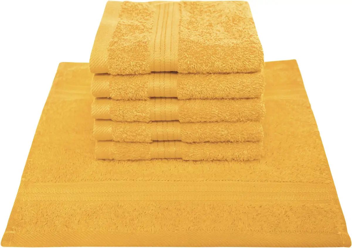 

Мыльное полотенце Dyckhoff "Сиена", (набор, 6 шт., 6 мыльных полотенец), с каймой 30х30 см (6 шт.), золотисто-желтый