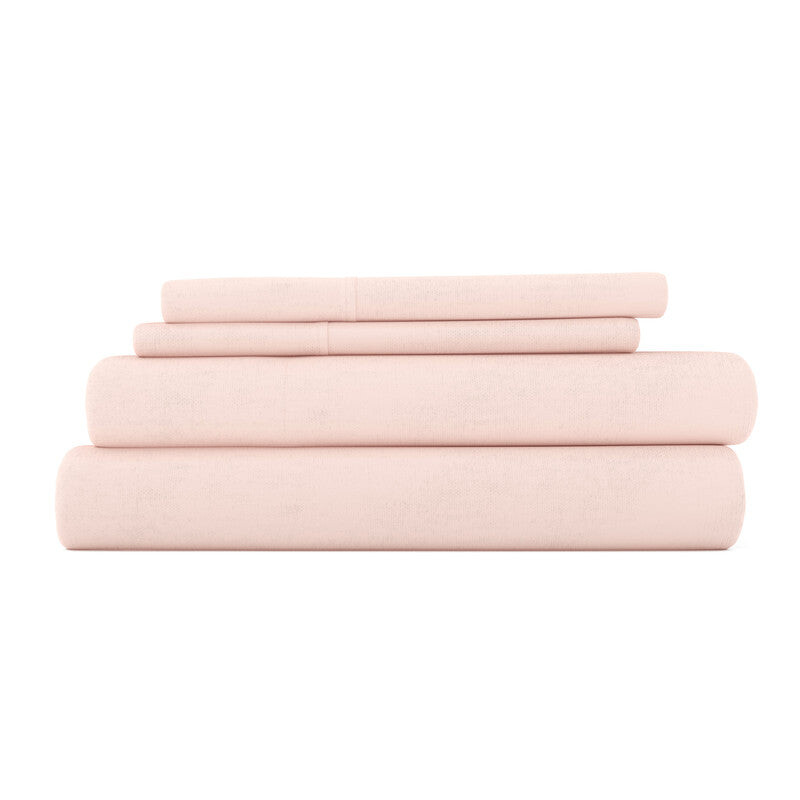 

Супермягкий комплект простыней из 100% хлопка, фланели ienjoy Home, цвет Blush
