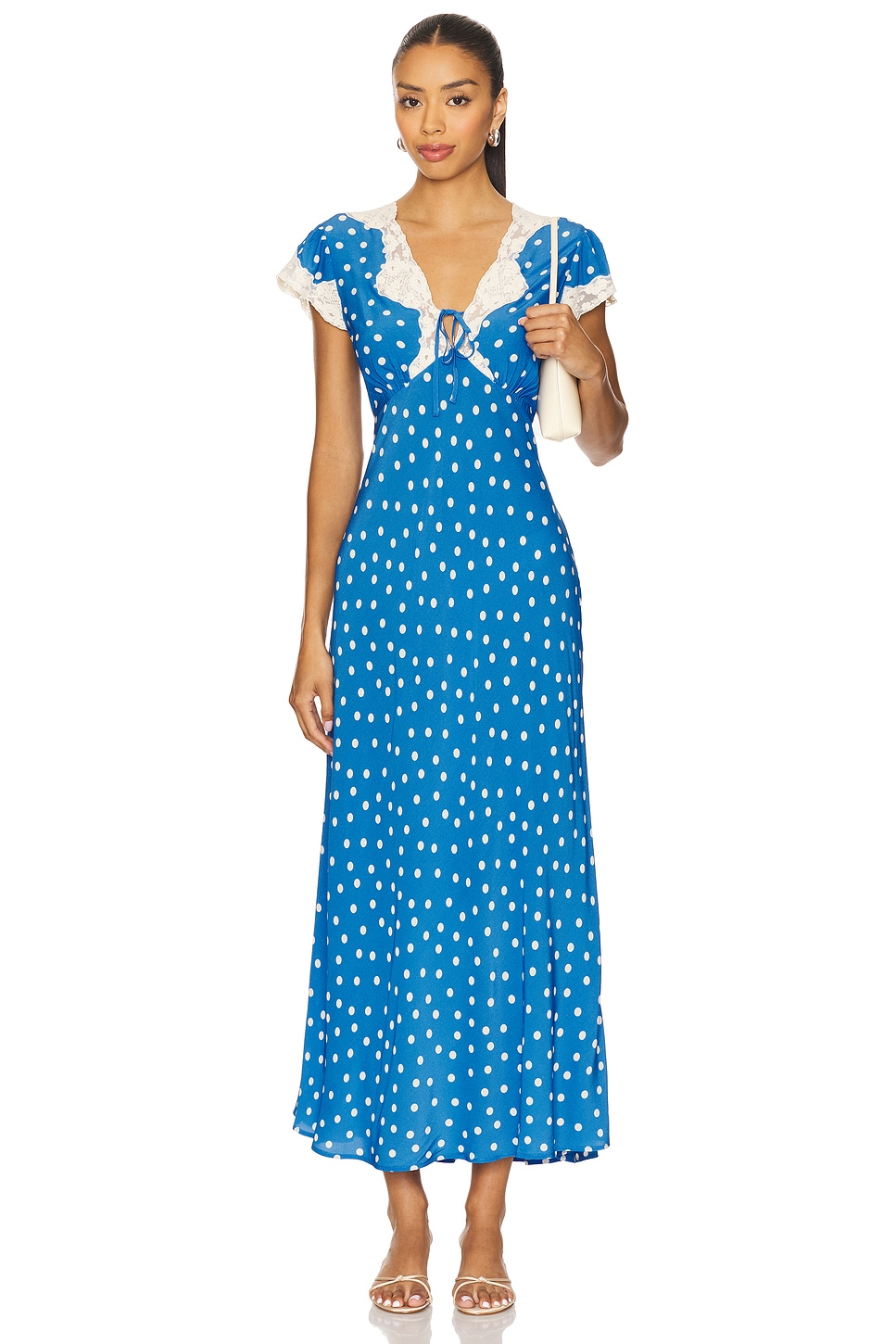 

Платье Amari Rixo, bohemia spot blue