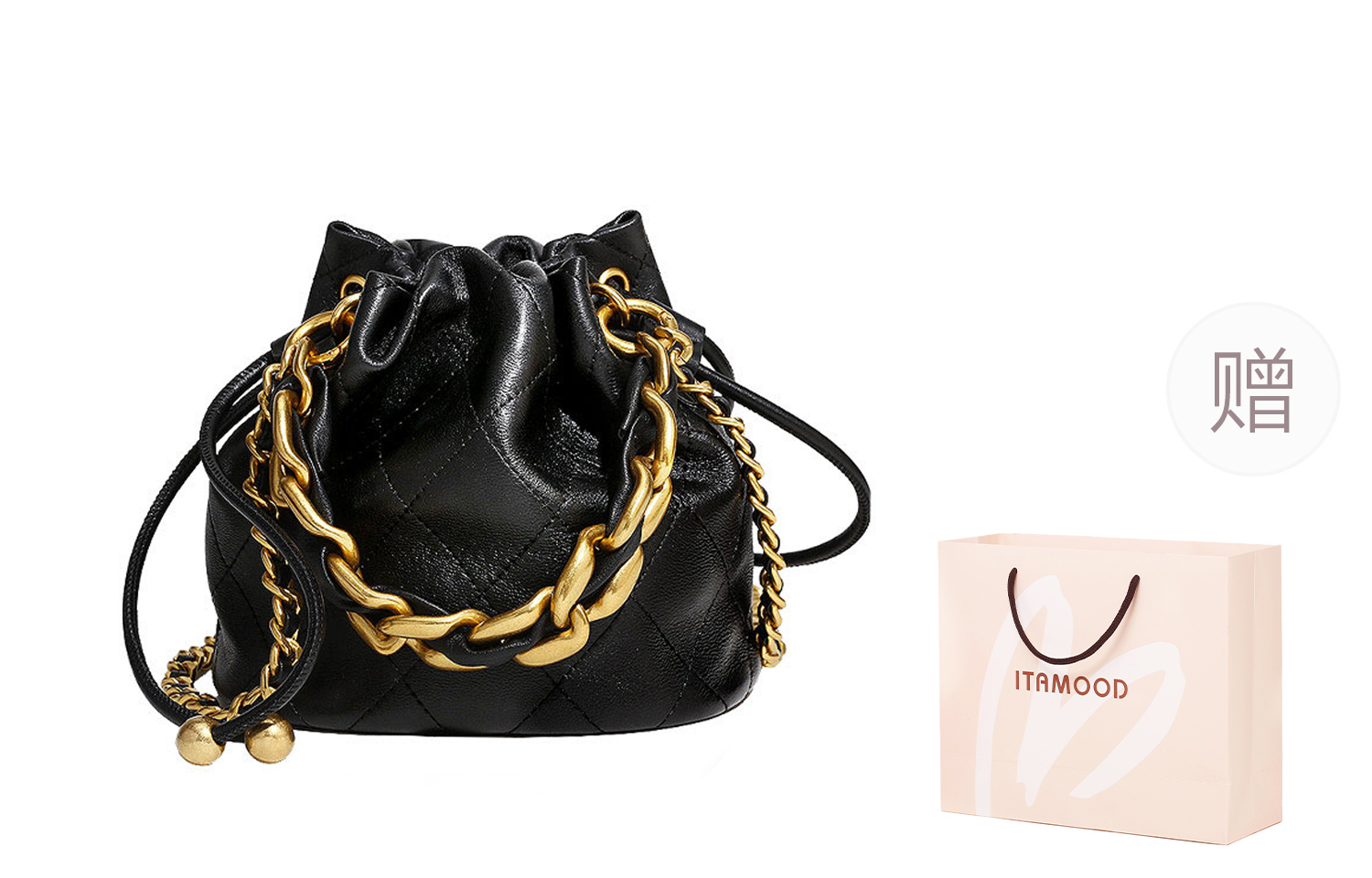 

Сумка Miao Di, Обсидиановый черный