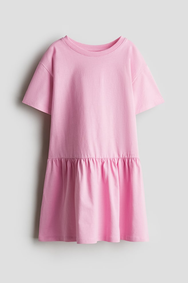 

Платье из хлопкового джерси H&M, розовый